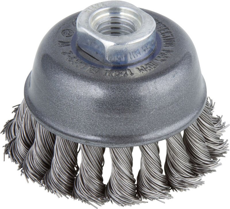 Stahldraht-Topfbürste ws gez. M14 ø 75 mm 2125000 1 St. - Wolfcraft