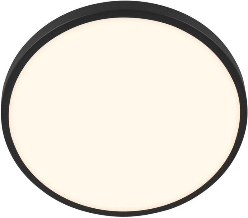 Thumbnail - Briloner NOBRE LED Deckenlampe, Dekorblende, Warmweißes Licht, Schwarz, Ø24 x 6 cm