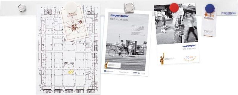 Magnetleisten-Set 1000mm m. 6 Haltemagneten