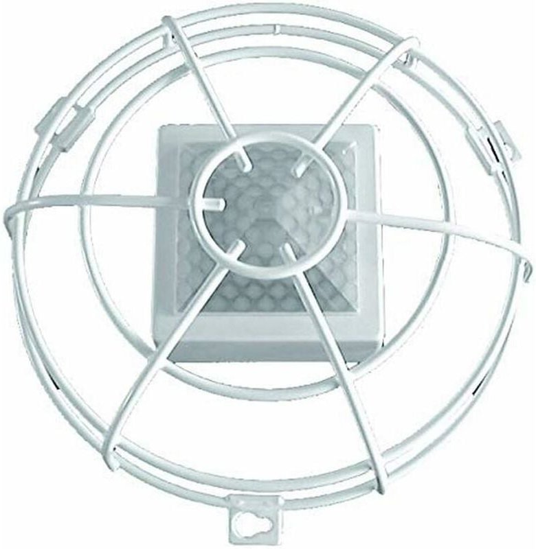 Schutzgitter quicksafe ballschutzkorb für Bewegungsmelder, weiß - Theben