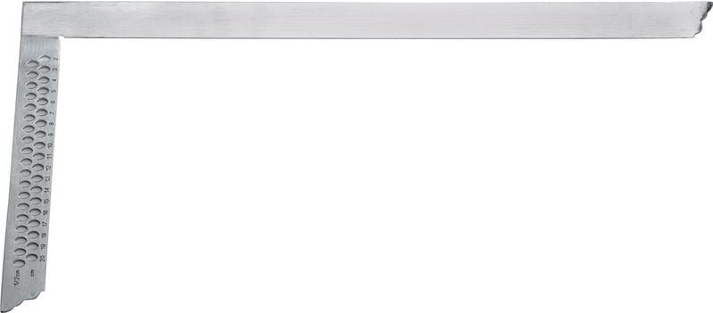 Zimmermannswinkel 800 x 320 mm mit Anreißlöcher - Format