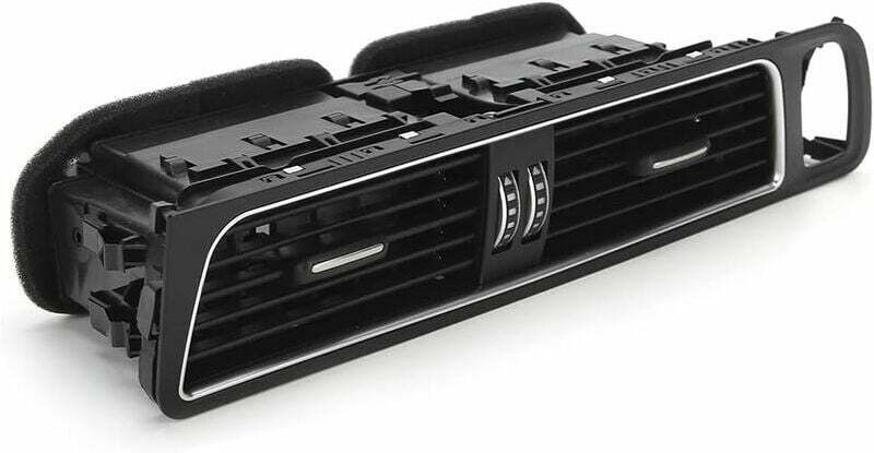 Vtizikl Grille d'aération avant pour tableau de bord, console centrale 8R1820951L Compatible avec Q5 2009-2017+grille ve...