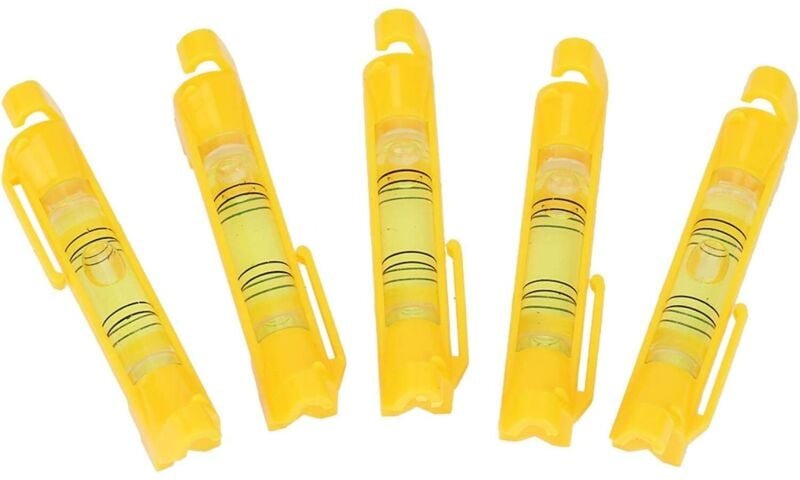 Wasserwaage, 5 Stück Mini-Wasserwaage Hängelinie Wasserwaage Wasserwaage