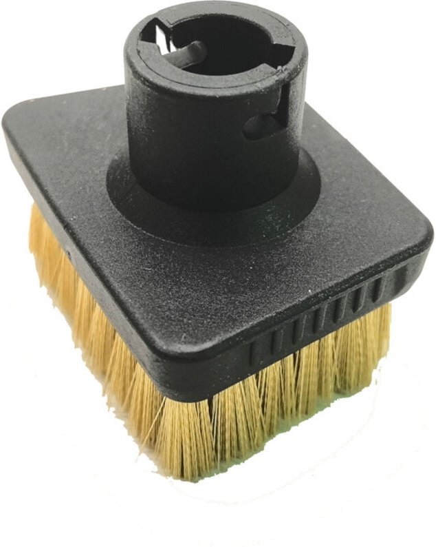 Kärcher Steam T-Brush - Zubehör kompatibel mit Kärcher SC1-5 Dampfgenerator - x1 T-Bürste mit Kupferborsten