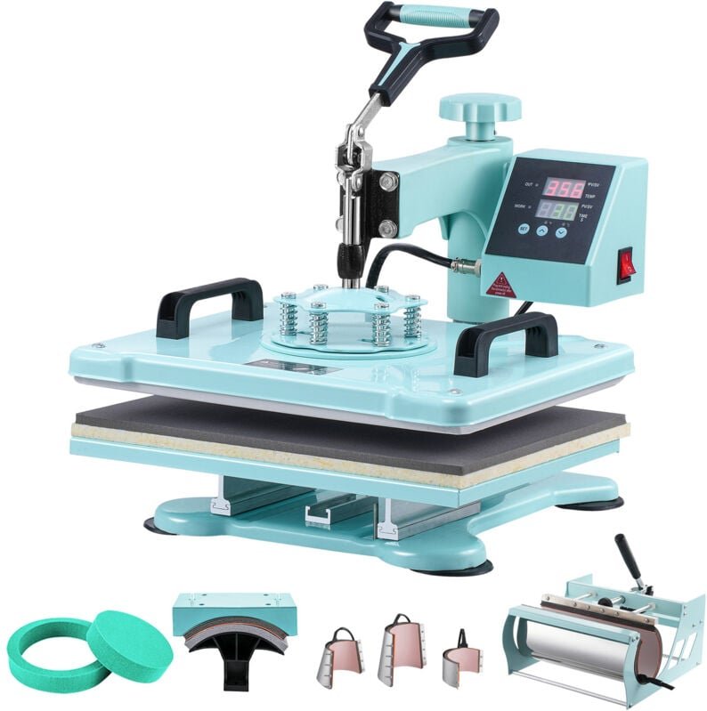 12x15 Zoll 8-in-1-Heißpressmaschine – Das ultimative Heimwerkerwerkzeug für individuelle Kreationen - Mophorn
