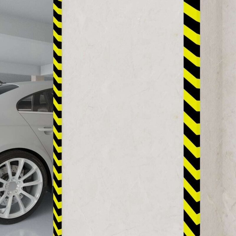 Kantenschoner 2 Stk. Gelb & Schwarz 6x2x101,5 cm pu Vidaxl