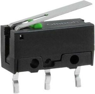 Mikroschalter gedruckter Unterbrecher Hebel 10,8mm 0,1a/6vdc D2fs-fl-n