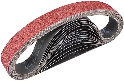 Schleifband 40 x 760 mm Schleifband - Schleifband gemischt Set (3 x Körnung 60/80/120/180/240) für Bandschleifer 15-teil...