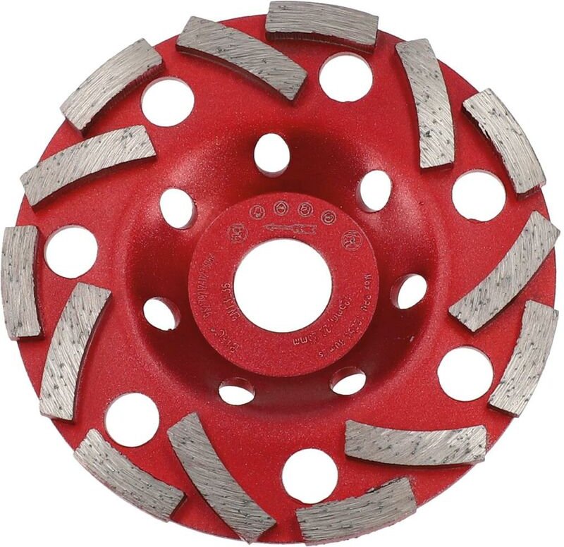 Thumbnail - Btec - Diamant Topfschleifer Schleifteller Twin Speed extreme ø 125mm Bohrung 22,23 mm