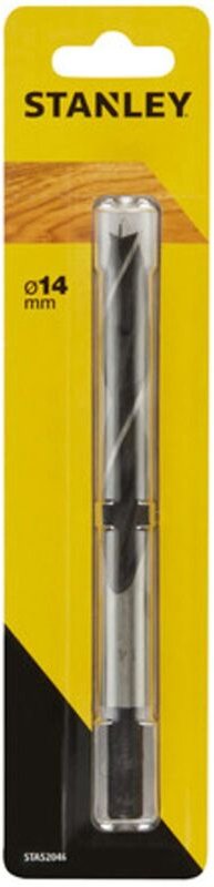 Stahlbohrer mit Zentrierspitze ø 14,0 mm. STANLEY STA52046-QZ