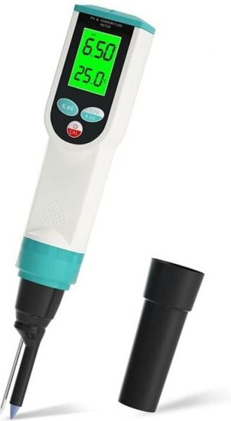 PH-Messgerät mit ATC-Lebensmittel-PH-Tester, wasserdichtes digitales Lebensmittel-PH-Messgerät mit hochpräziser PH-/Temp...