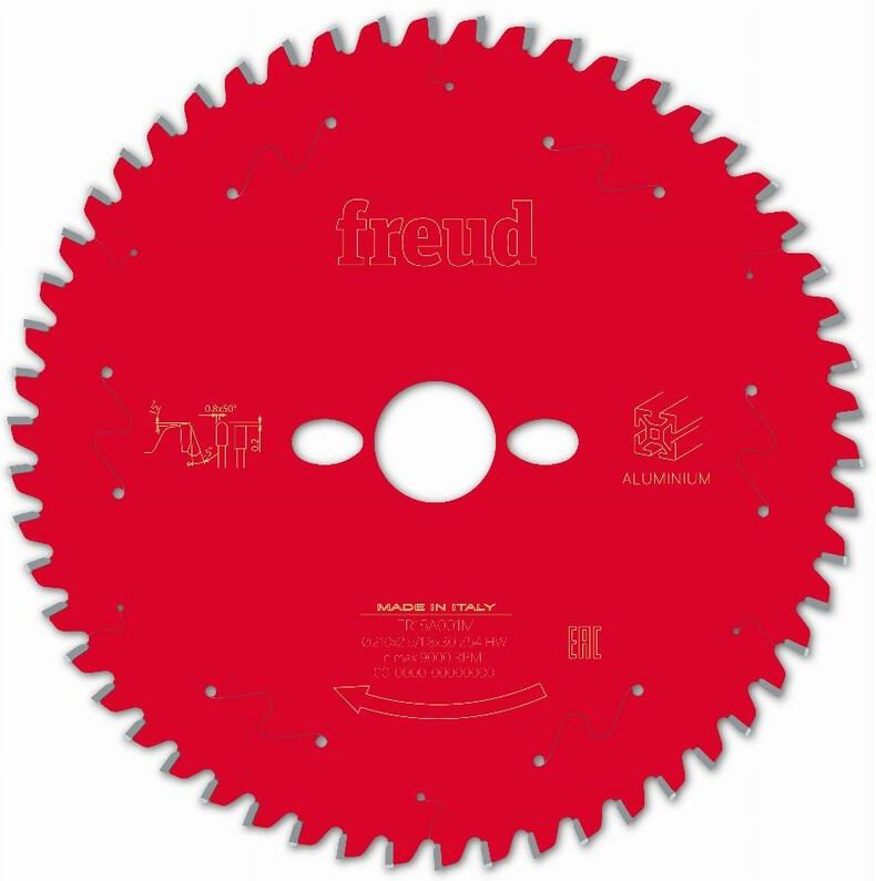 Freud - Sägeblatt für Handkreissäge Ø210 2,5/1,8 AL30 Z54 tp -5° - F03FS09820 -FR15A001M