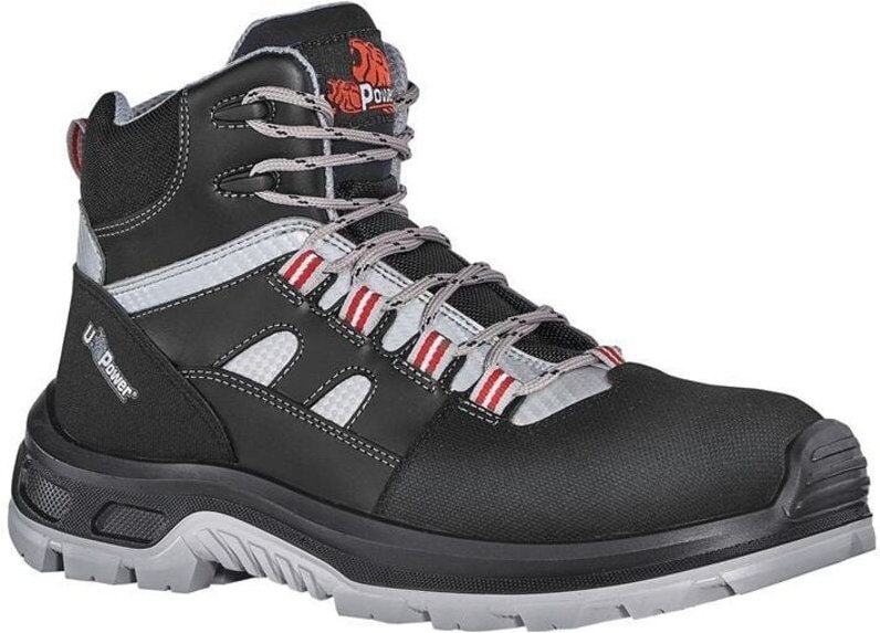 U-power - UPower Sicherheitsstiefel Cross Größe 41 schwarz / grau / rot - UC10014-41