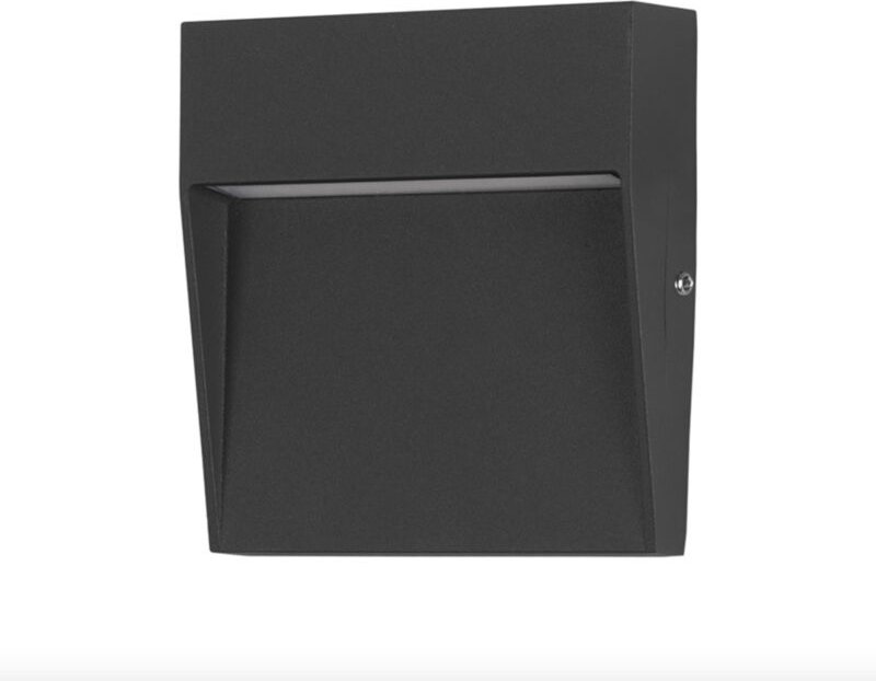 Nod Square - Foco led Exterior IP65 de Superficie para Pared. Lámpara de Pared para Señalizar Caminos Escaleras y Ro - F...