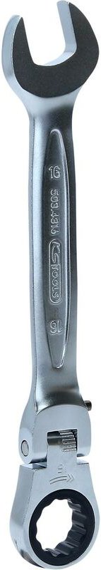 GEARplus Gelenk-Ratschenringmaulschlüssel feststellbar, 16mm