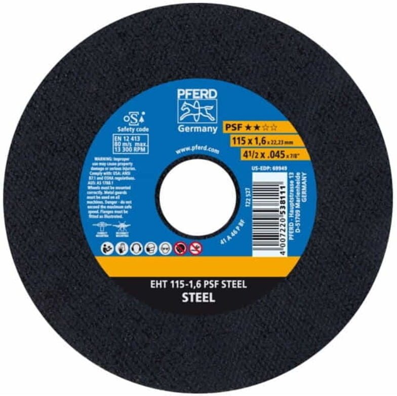 Trennscheibe gerade A46PPS 230x1,9mm Pferd