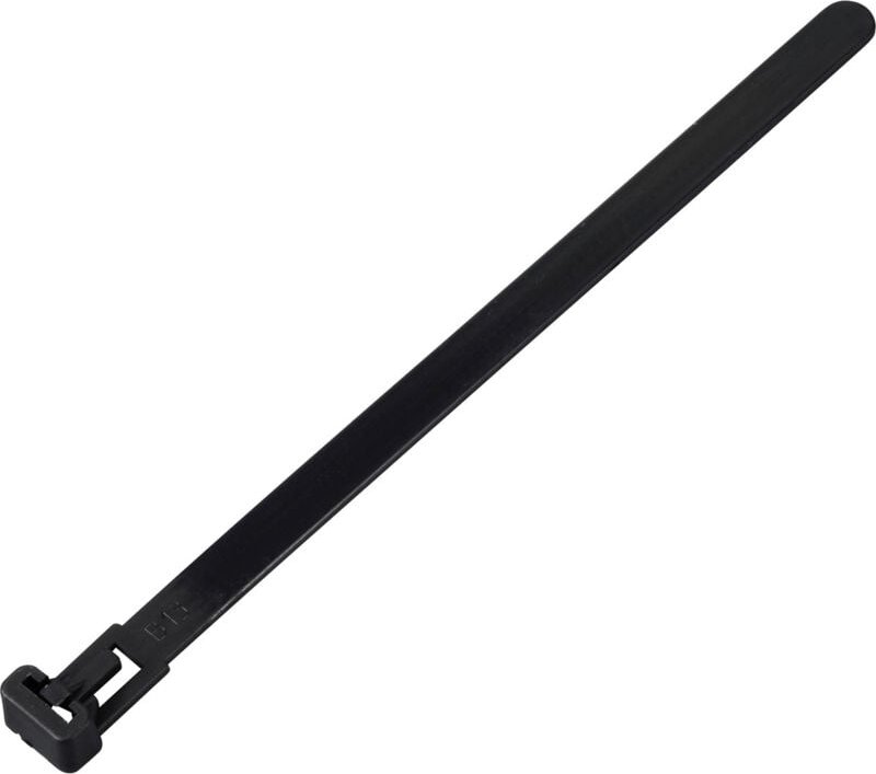 Thumbnail - TRU COMPONENTS TC-13340648 TC-RT-150-7.6-B Kabelbinder 150 mm 7.6 mm Schwarz Lösbar, chemische Bestä