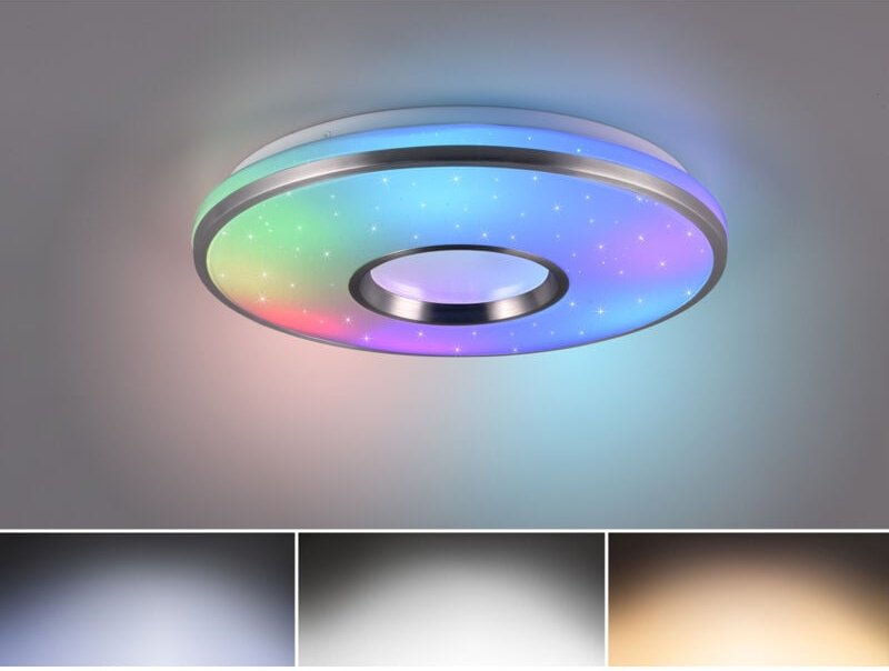 Trio Leuchten LED Deckenleuchte Realta 21W+3W weiß Deckenlampen & Kronleuchter