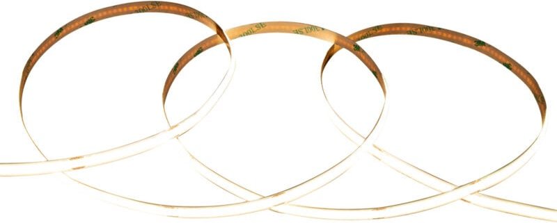 Efectoled - LED-Streifen 24V cob 320 LED/m 5m 10W/m 1000lm/m Breite 8mm Schnitt 5cm IP20 CRI90 4000K Neutralweiß