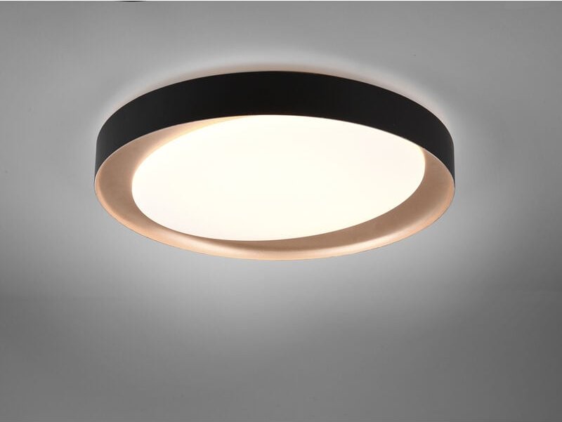 Led Deckenleuchte zeta Schwarz/Gold ø 48cm Fernbedienung 2700-6500K dimmbar