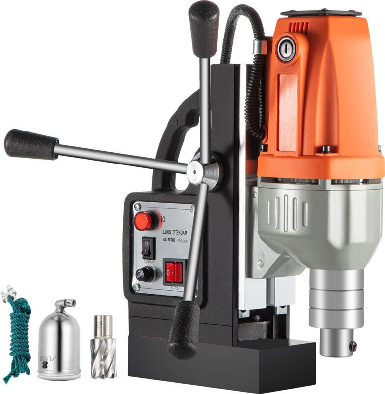 Mophorn - Magnetbohrmaschine 220 V-240 v, 980 w, 680 U/min, Metallbohrmaschine, 35 mm Kernbohren und Gewindeschneiden, H...