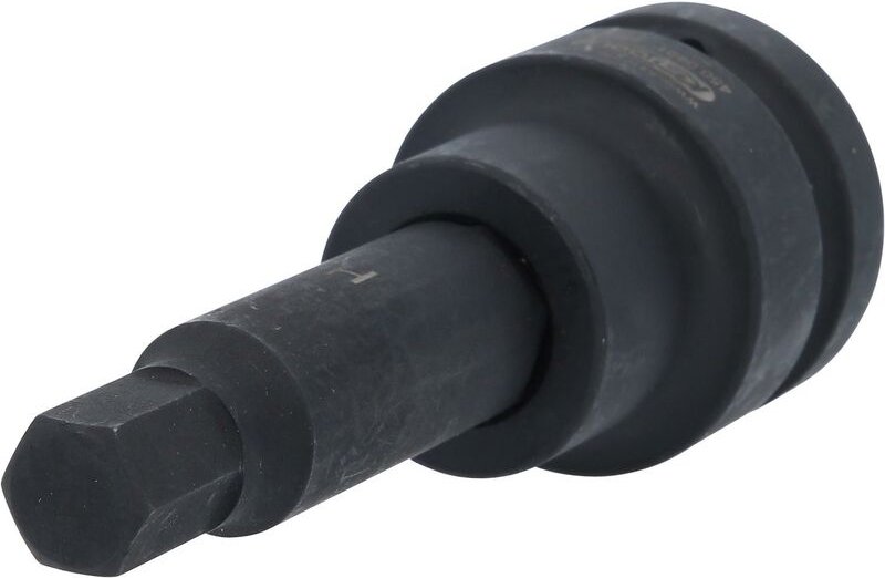 1' Kraft-Bit-Stecknuss Innensechskant, lang, 17mm