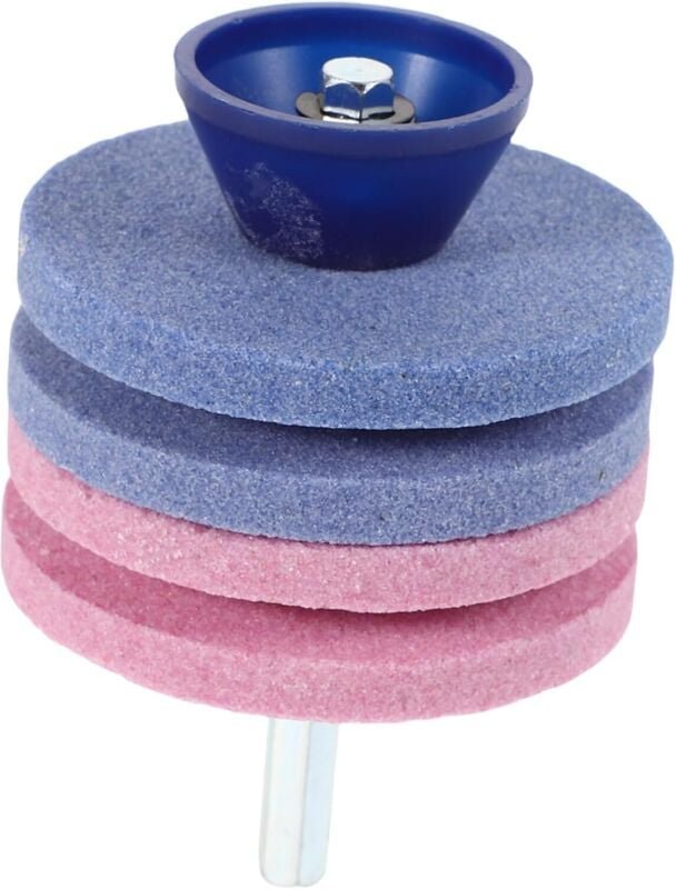 Rasenmäherschärfer mit vierschichtigem Schleifstein