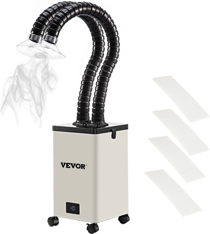 Vevor Lötrauchabsaugung 150 w Absauger Luftfilter Ventilator Lötdraht Industrie Rauchabzugsfilter für Lötstation Kleine ...