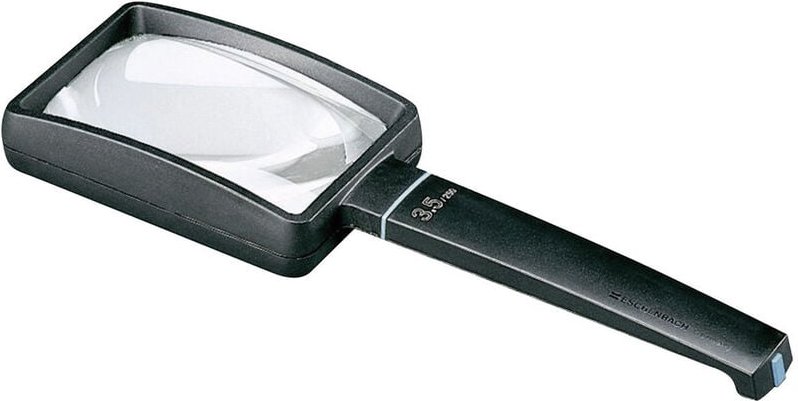 2655750 Handlupe Vergrößerungsfaktor: 3.5 x Linsengröße: (l x b) 75 mm x 50 mm Schwarz - Eschenbach