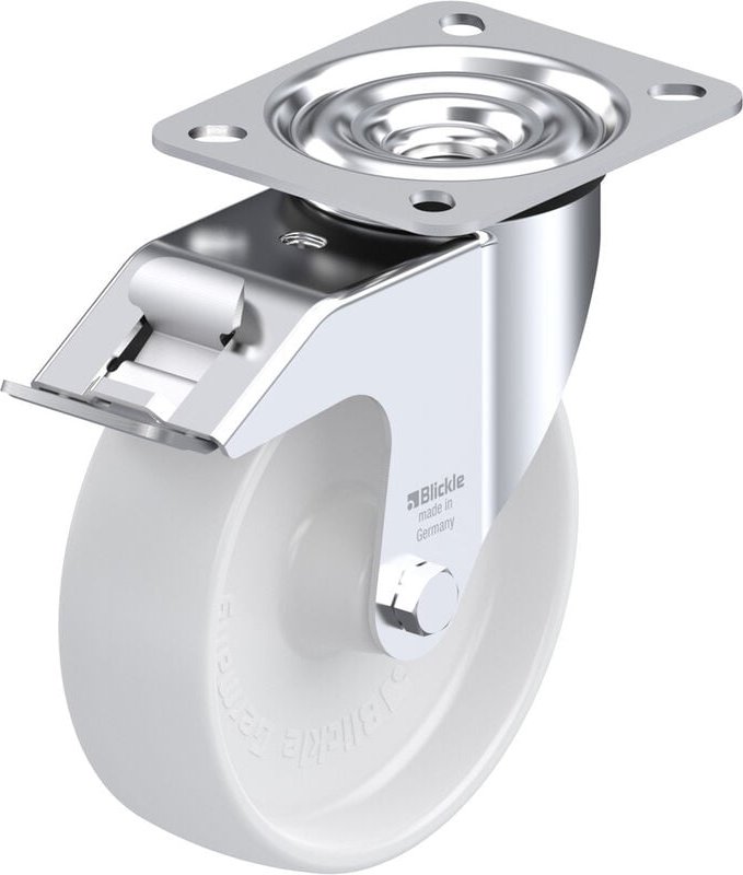 Blickle 311811 LE-PO 125G-FI Lenkrolle mit Feststeller Rad-Durchmesser: 125 mm Tragfähigkeit (max.):