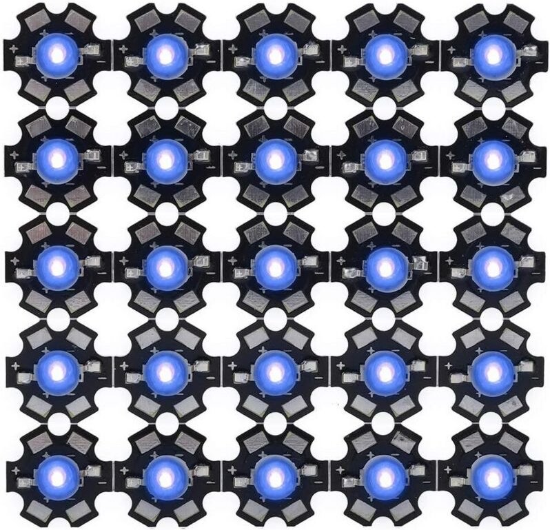 Hochleistungs-LED-Chip, AXD-3W violette LED-Lampenchips, Hochleistungsdiodenchip für DIY-Lampenbirnen