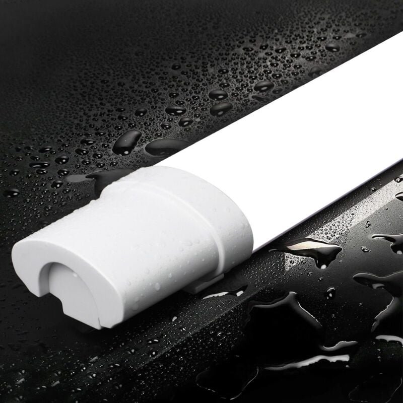 Feuchtraumleuchte led Werkstattlampe 120CM - 36W Deckenlampe IP65 Wasserfest Leuchtstoffröhre Kellerlampe Kaltweiß 5000K...