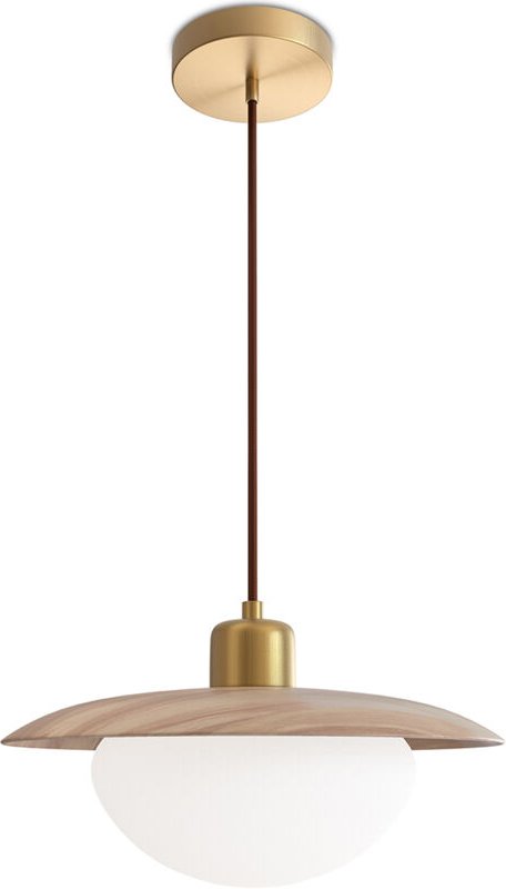 Privatefloor - Hängelampe - Holz - Quinci Naturfarben