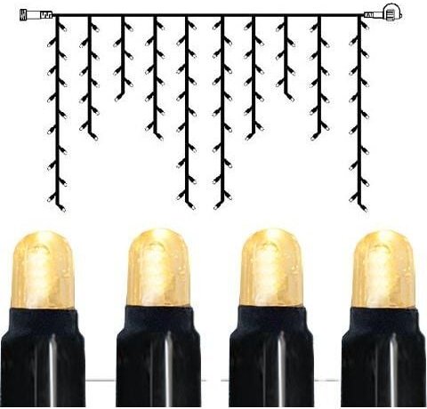 Star Trading - System led 'led Eisregen-Lichterkette 2x1m' 100 LED´s, warmweiß, IP44