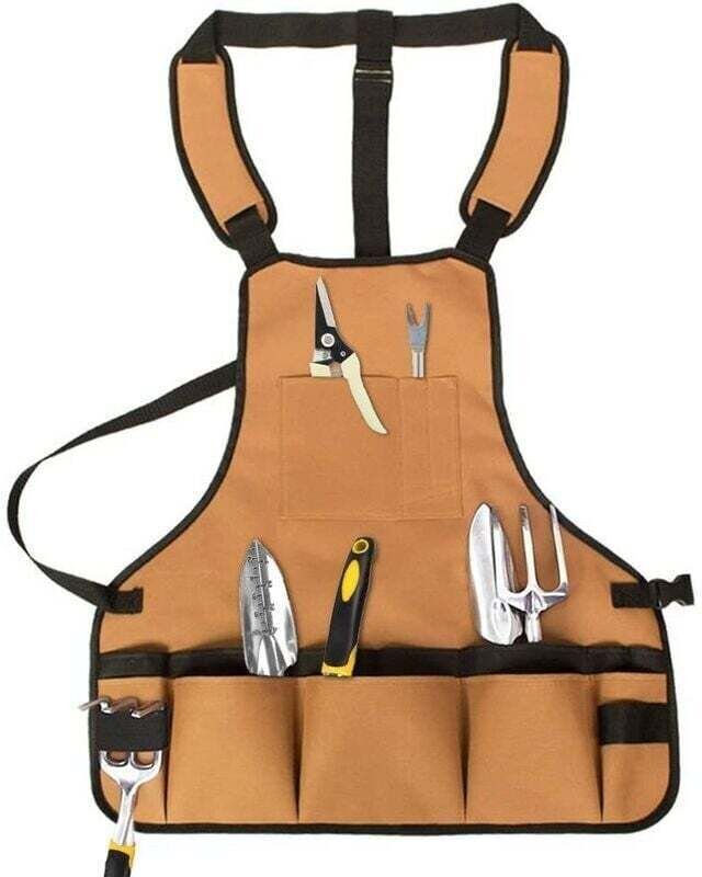 Gartengeräte-Arbeitsschürze, wasserdicht, vollständig verstellbar, aus Oxford-Gewebe - Fei Yu