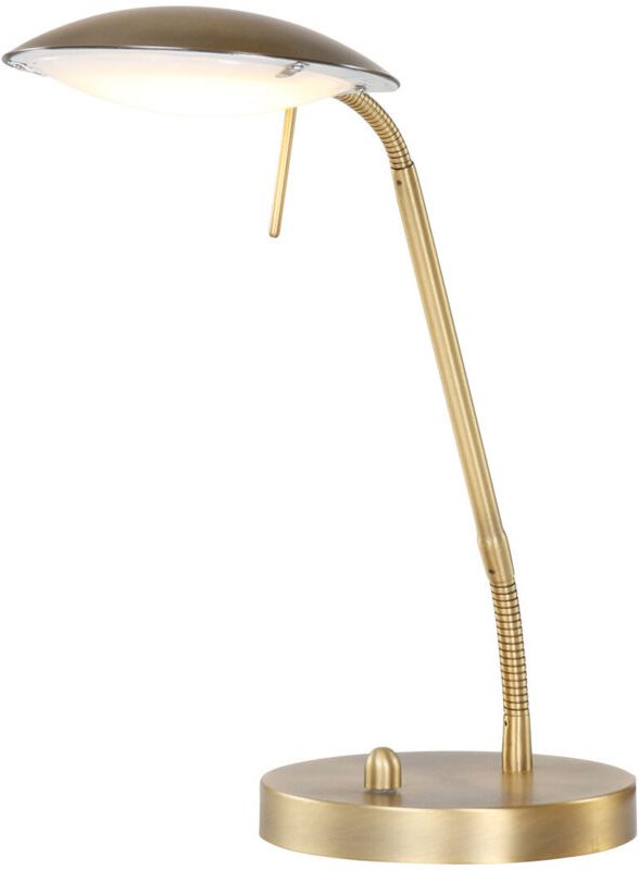 Thumbnail - Steinhauer - Mexlite - tischlampe - Eloi - bronze - glas metall - ø 17cm - led