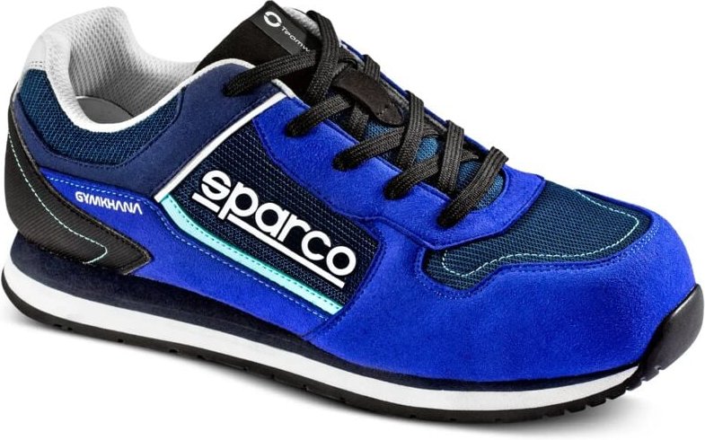 Sparco 07527AZBM Gymhana Lando S1P SRC Sicherheitsschuhe, Hellblau/Blau, 42