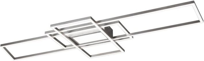 Trio - led Deckenleuchte irvine nickel matt Deckenlampe Lampe 105cm Fernbedienung