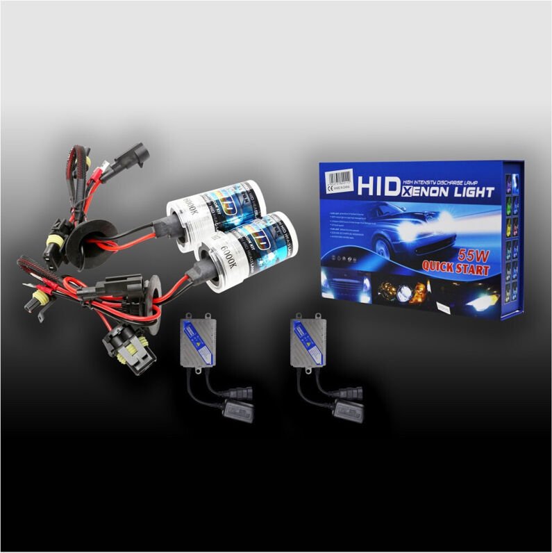 Maxtech - Trade Shop - kit xenon H1 slim 55W scheinwerferlampe digitales vorschaltgerät 6000K KIT-55W-H1 -