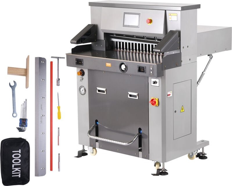 Mophorn - vevor Elektrischer Papierschneider Hebelschneider, 660,4 mm Max. Schnittbreite, 80 mm Max. Schnittstärke, Papi...