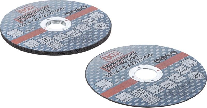 Trennscheiben für Edelstahl ø 125 x 1,0 x 22,2 mm 5-tlg.