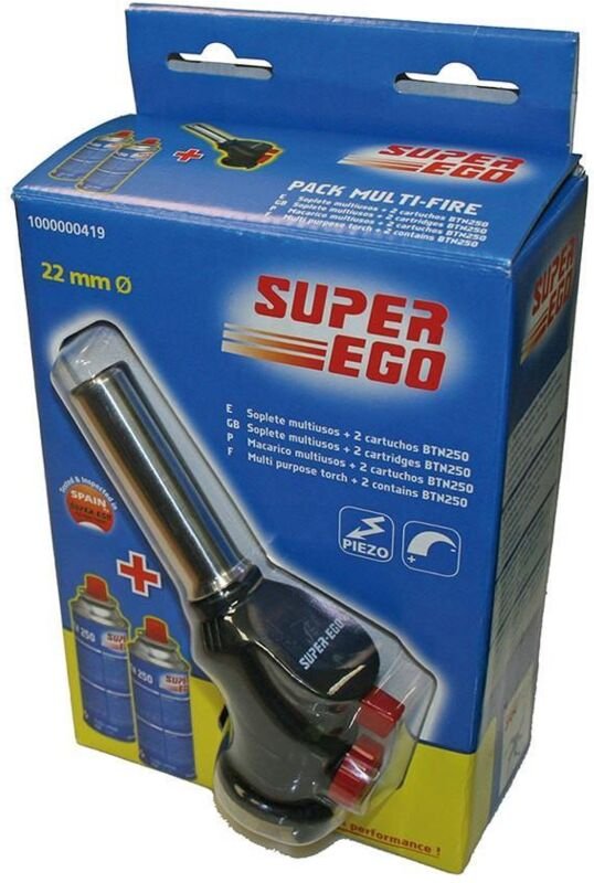 Multi-Fire-Taschenlampenpaket + 2 Ø22 cm Super-Ego-Patronen