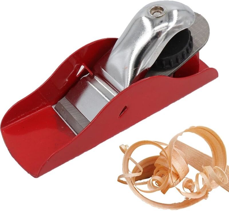 Handhobel aus Stahl für die Holzbearbeitung – Verstellbares, leichtes und ergonomisches Miniatur-Holzbearbeitungswerkzeu...