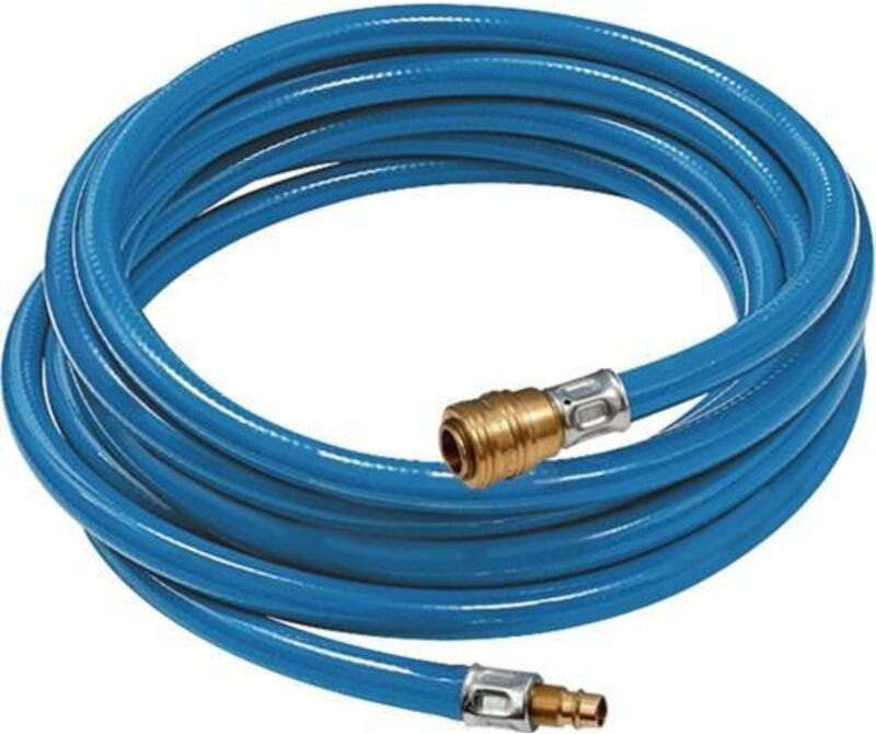 Riegler&co.kg - Soft-PVC-Druckluftschlauchset Innen-Ø 6,3 mm Außen-Ø 11 mm Länge 5 m Schnellverschlusskupplung dn 7,2