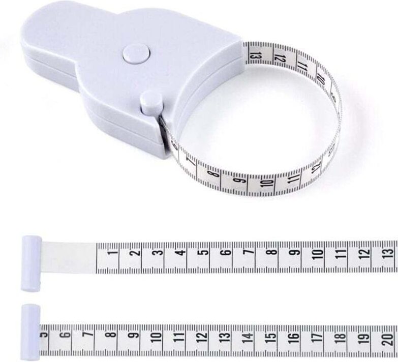 Maßband für den Körper, 150 cm, weiß
