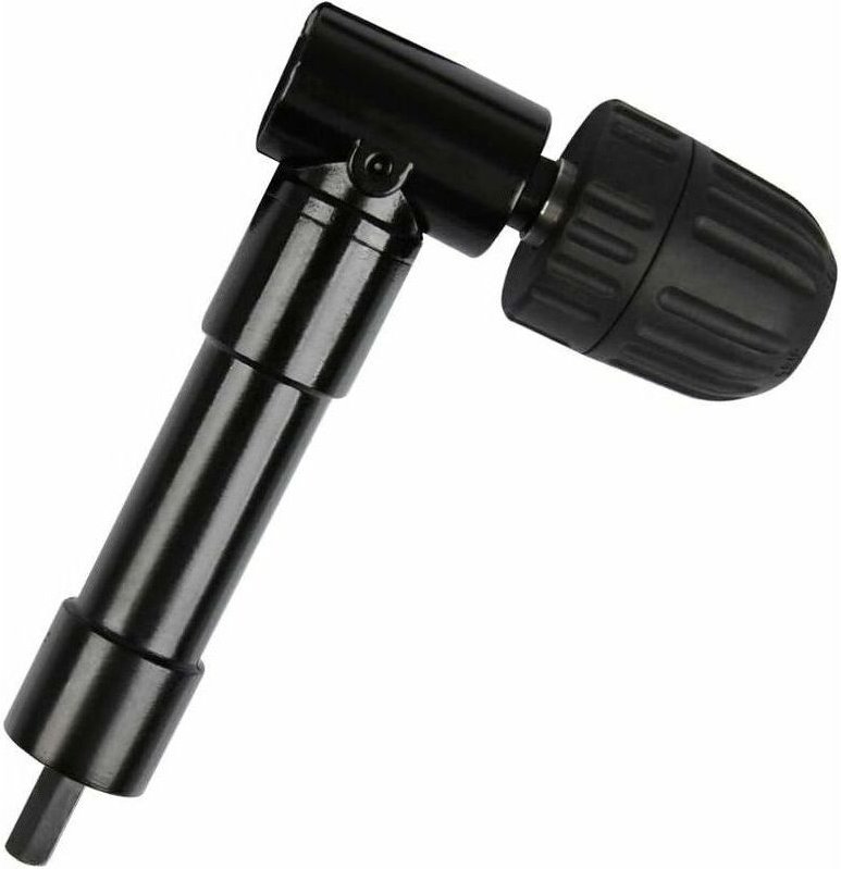 90 ° rechtwinkliges Bohrfutter, selbstspannend, Schnellspanner, Bohrfutter-Winkelschrauber-Adapter