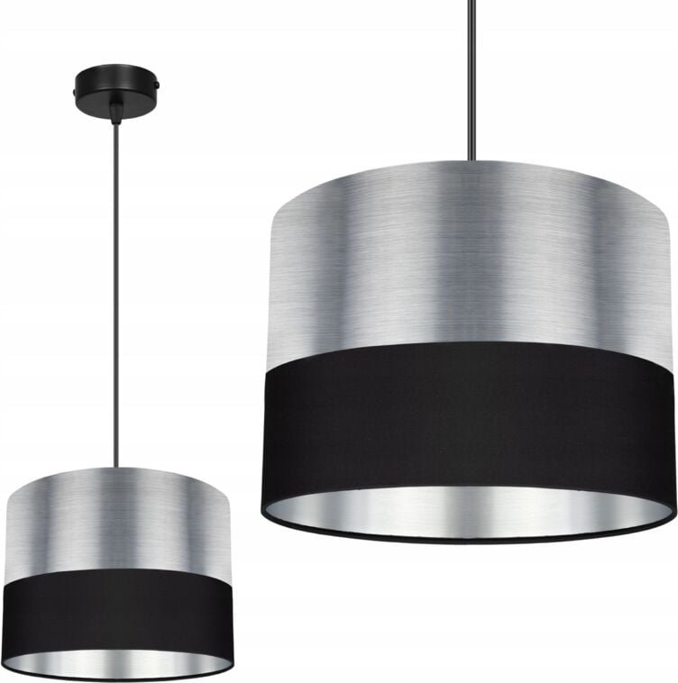 Deckenleuchte Chrom Lampenschirm LED