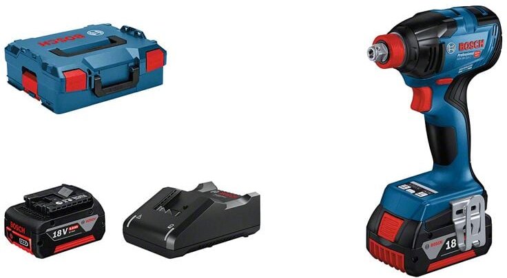 Thumbnail - Bosch Professional - Drehschlagschrauber bosch gdx 18V-210 c (2 x 5,0 Ah + GAL18V-40 + L-Boxx 136)