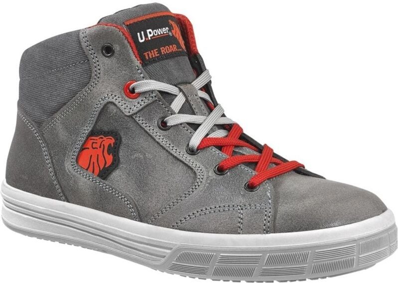 U-power - Sicherheitsstiefel Predator Gr. 44 grau Leder S3 src EN20345