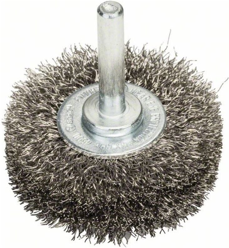 Bosch - Scheibenbürste gewellt rostfrei 50 mm 0,2 mm 15 mm 4500 u/ min